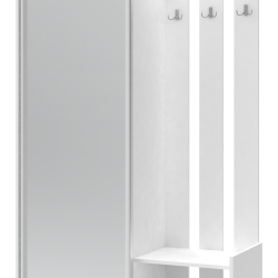 Entrance hall City One Door 110x45x210 White 